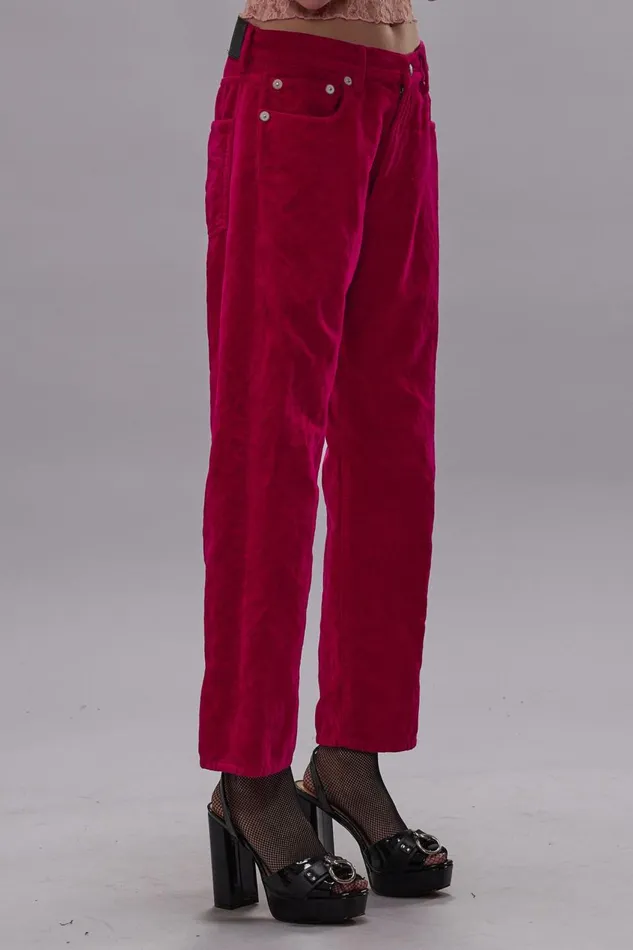 R13 Boyfriend Women BOYFRIEND JEAN 8211 RASPBERRY VELVET