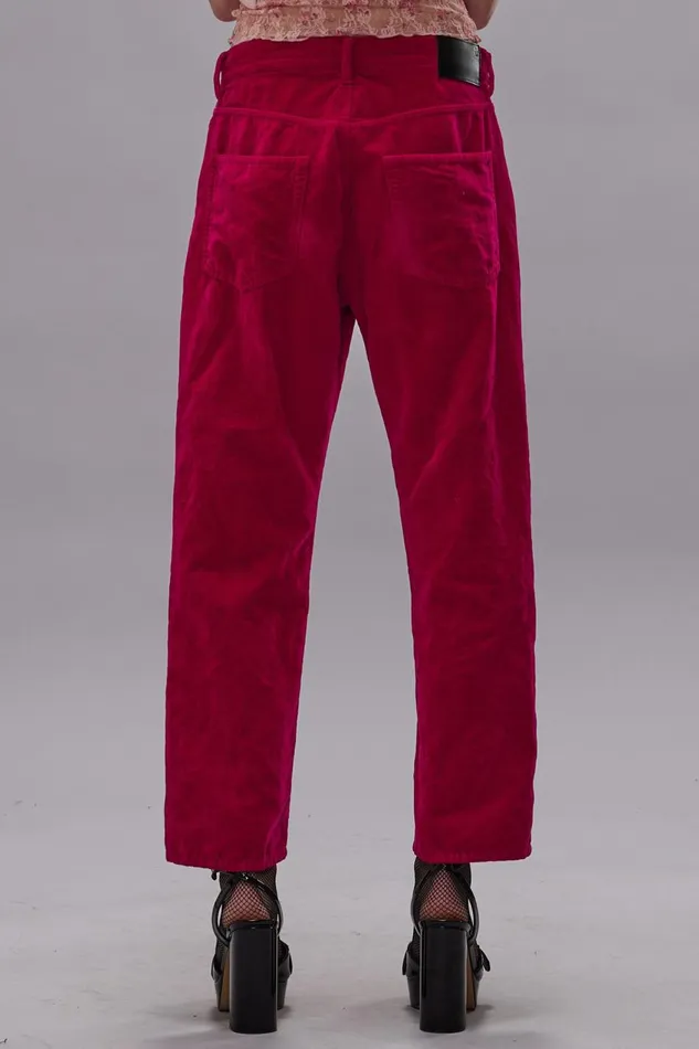 R13 Boyfriend Women BOYFRIEND JEAN 8211 RASPBERRY VELVET