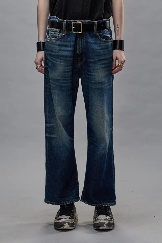 R13 Boyfriend Women XBOYFRIEND JEANS 8211 ANSEL BLUE