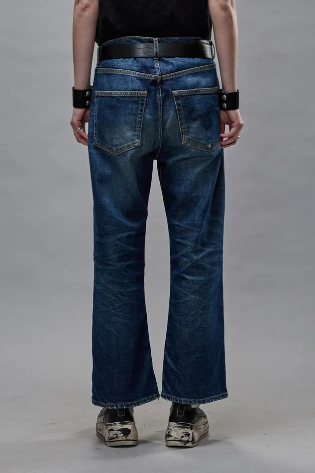 R13 Boyfriend Women XBOYFRIEND JEANS 8211 ANSEL BLUE