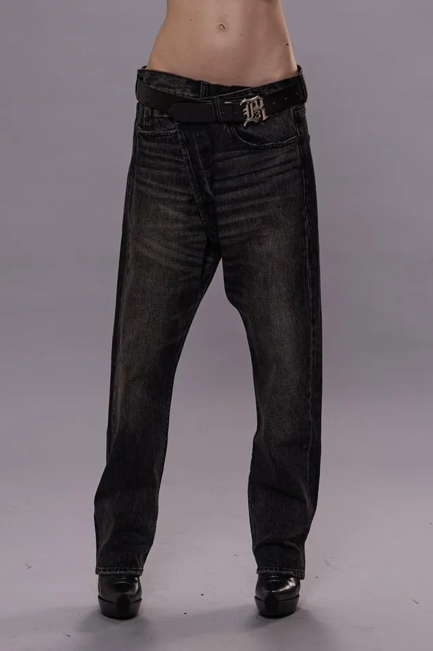 R13 Crossover Women CROSSOVER JEAN 8211 ARVIN BLACK