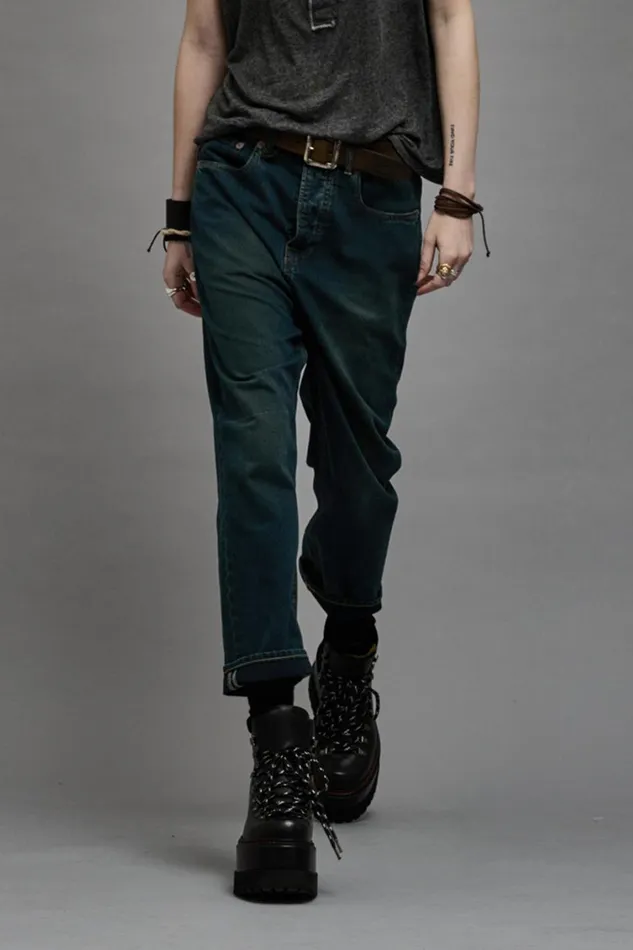 R13 Drop Women TAILORED DROP 8211 CAMDEN INDIGO