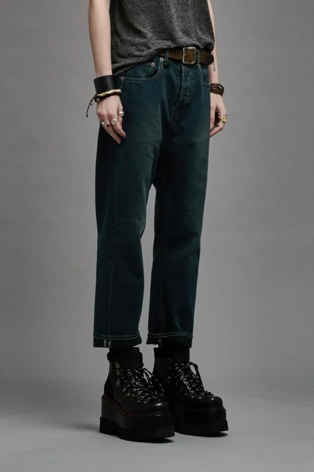 R13 Drop Women TAILORED DROP 8211 CAMDEN INDIGO