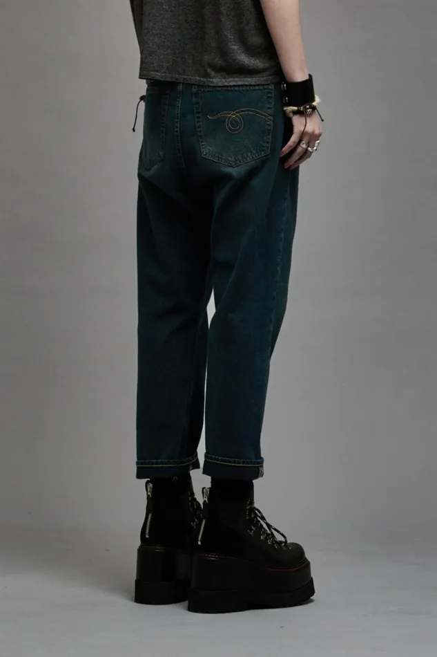 R13 Drop Women TAILORED DROP 8211 CAMDEN INDIGO