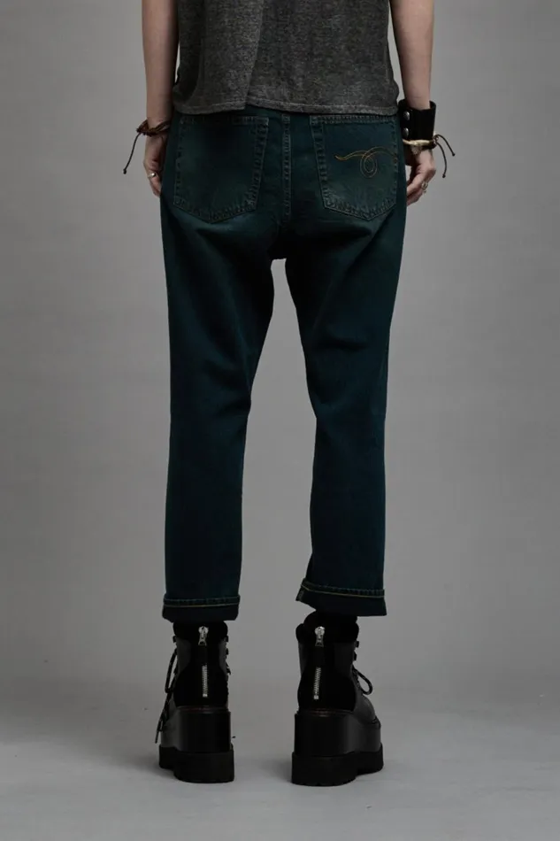 R13 Drop Women TAILORED DROP 8211 CAMDEN INDIGO