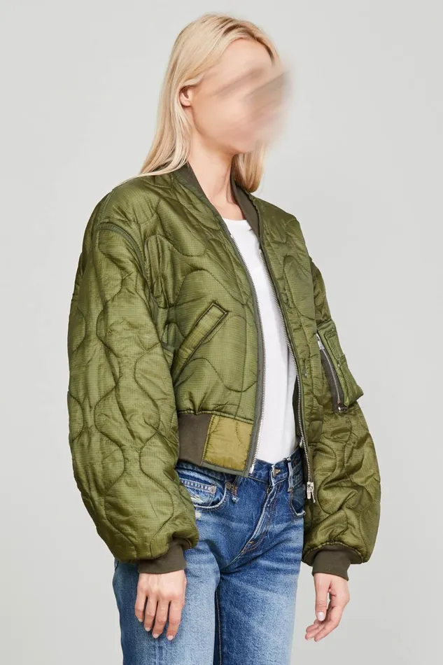 R13 Jackets and Coats Women REFURBISHED QUILT BOMBER 8211 M65 SURPLUS