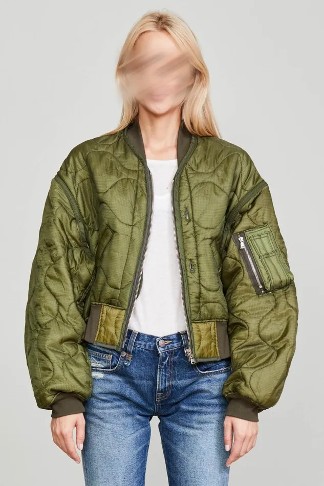 R13 Jackets and Coats Women REFURBISHED QUILT BOMBER 8211 M65 SURPLUS