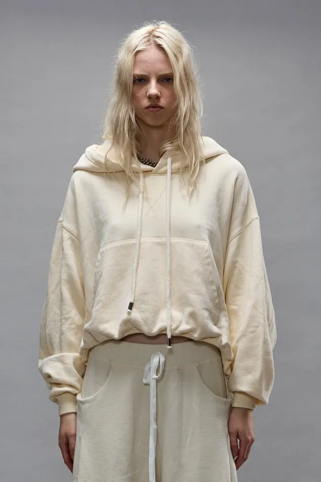 R13 Sale Women BALLOON POPOVER HOODIE 8211 NATURAL