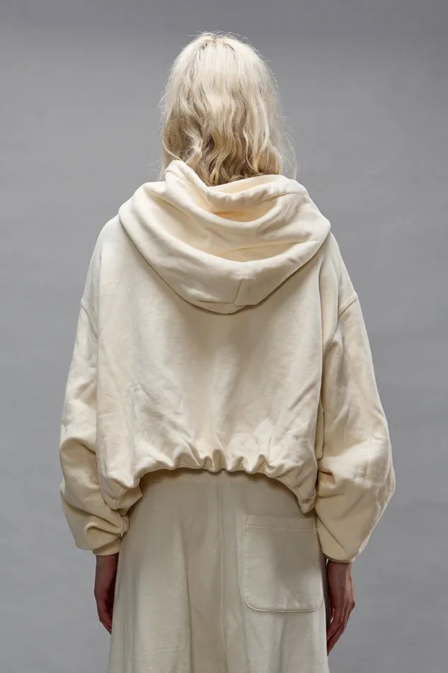 R13 Sale Women BALLOON POPOVER HOODIE 8211 NATURAL