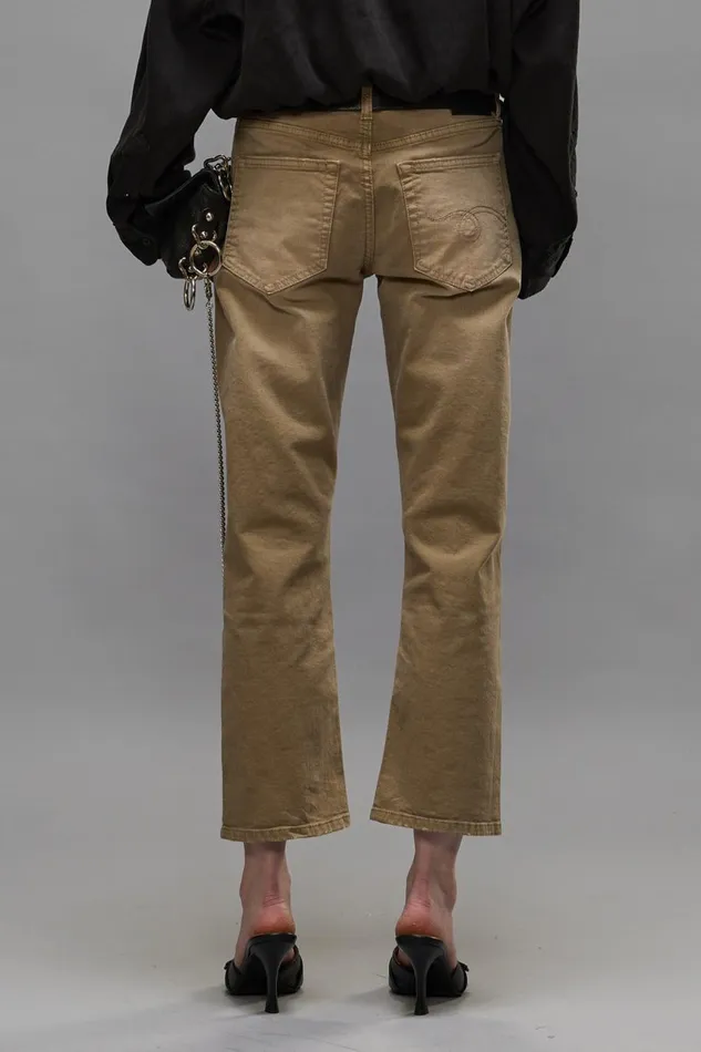 R13 Sale Women BOY STRAIGHT JEANS 8211 PEBBLE STRETCH