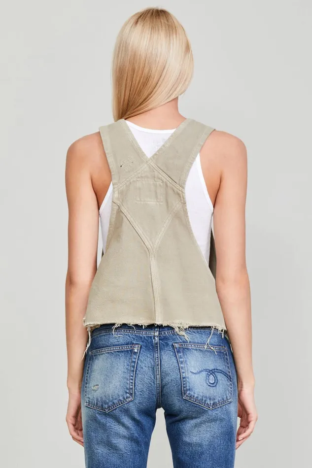 R13 Sale Women DAMON OVERALL BIB 8211 KHAKI