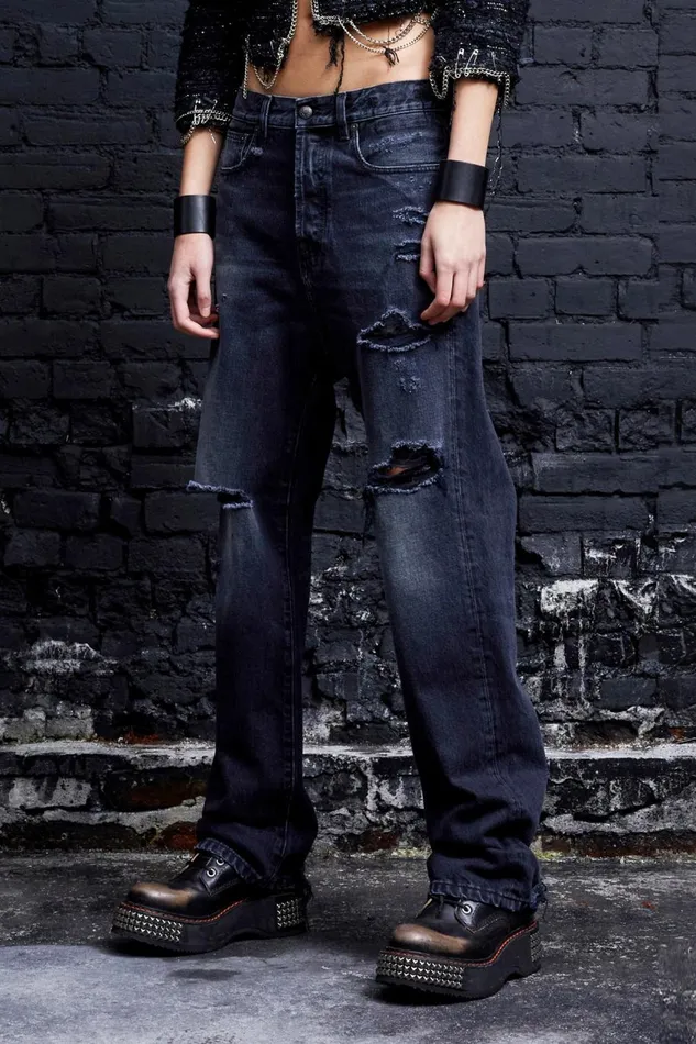 R13 Sale Women IZZY DROP 8211 JAKE BLACK