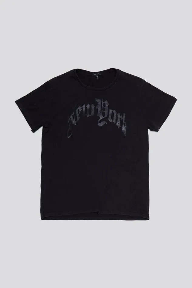 R13 Sale Women NEW YORK BOY T 8211 BLACKOUT
