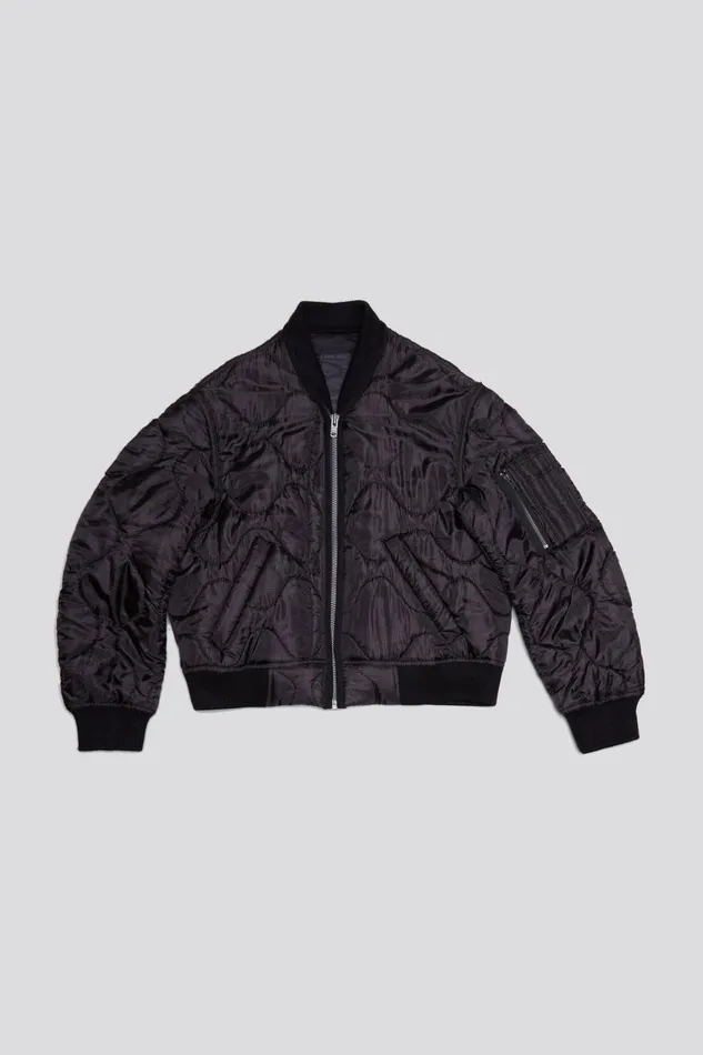 R13 Sale Women REFURBISHED LINER BOMBER 8211 BLACK OVERDYE