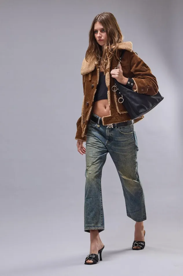 R13 Sale Women ROMEO JEAN 8211 BARREN INDIGO
