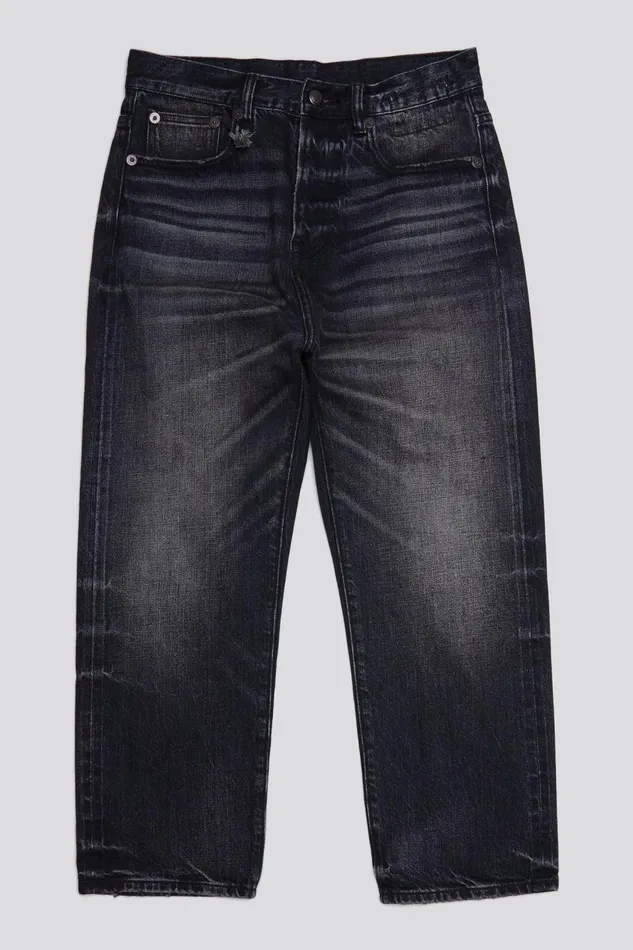 R13 Sale Women ROMEO JEAN 8211 ETON SELVEDGE BLACK