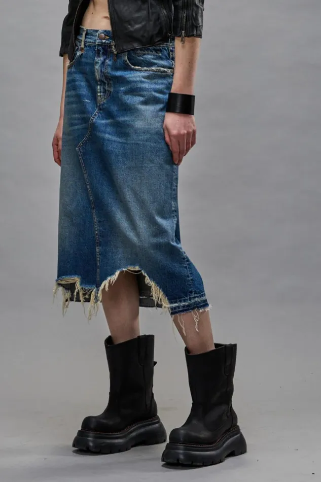 R13 ShortsSkirts Women JESSE SKIRT 8211 GARNET BLUE