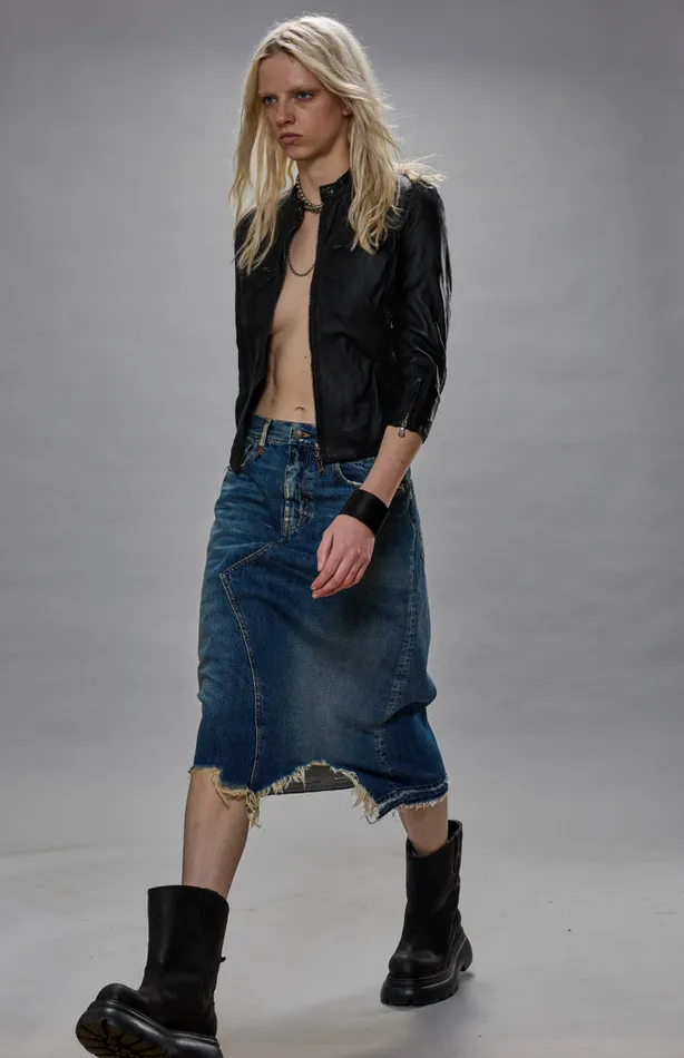 R13 ShortsSkirts Women JESSE SKIRT 8211 GARNET BLUE