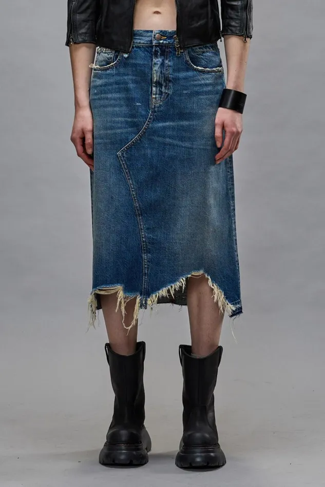 R13 ShortsSkirts Women JESSE SKIRT 8211 GARNET BLUE
