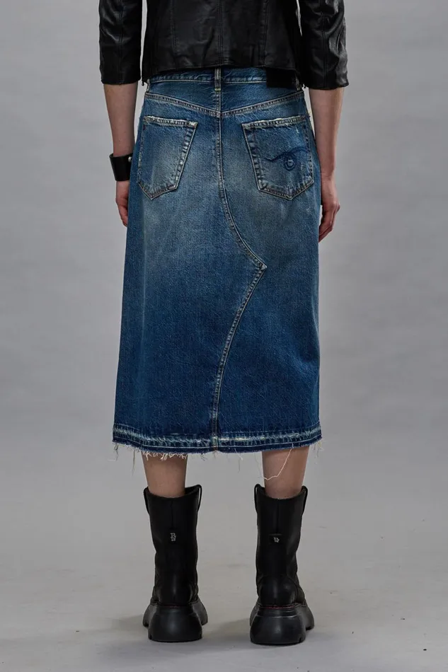 R13 ShortsSkirts Women JESSE SKIRT 8211 GARNET BLUE