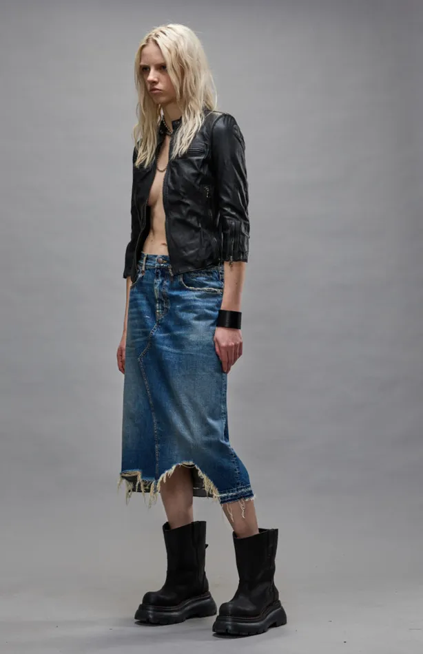 R13 ShortsSkirts Women JESSE SKIRT 8211 GARNET BLUE