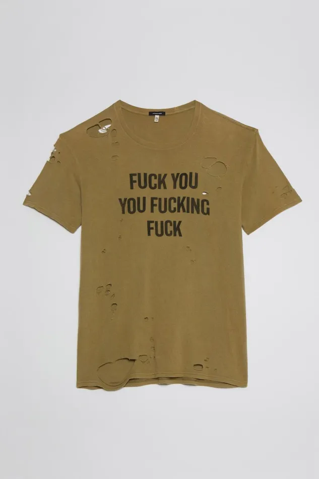 R13 Tops Women FU BOY T 8211 LIGHT GREEN