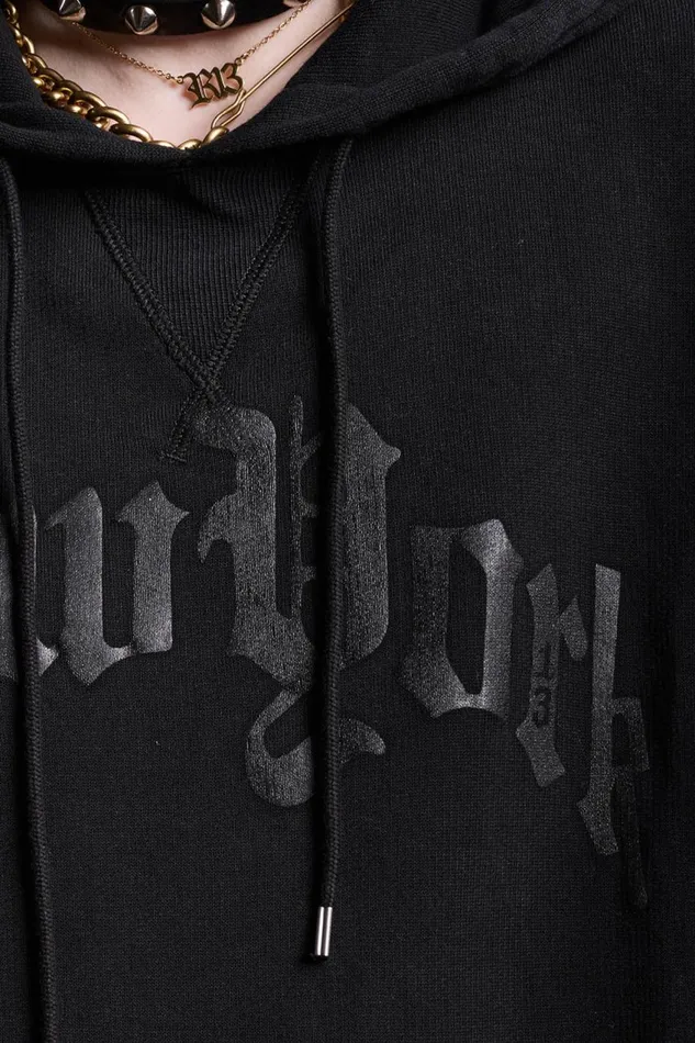 R13 Tops Women OVERSIZED NEW YORK HOODIE 8211 BLACKOUT
