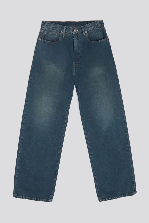 R13 Wide Leg Women D039ARCY LOOSE JEAN 8211 CAMDEN INDIGO