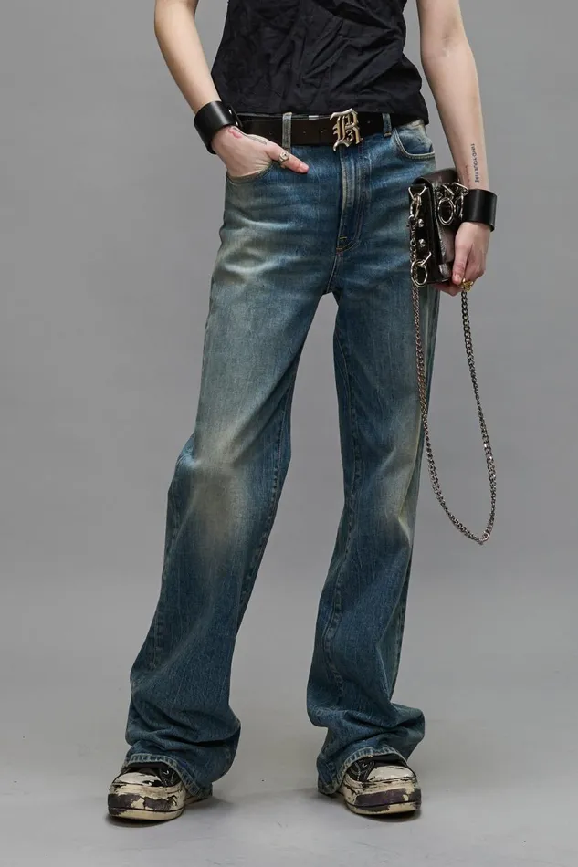 R13 Wide Leg Women JANE JEANS 8211 KELLY STRETCH
