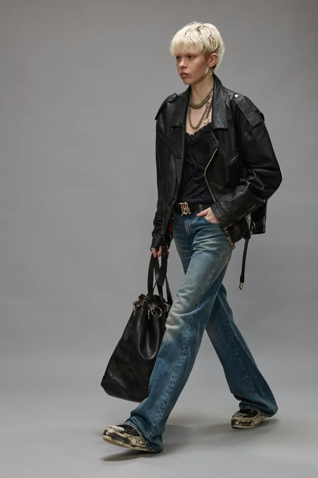 R13 Wide Leg Women JANE JEANS 8211 KELLY STRETCH