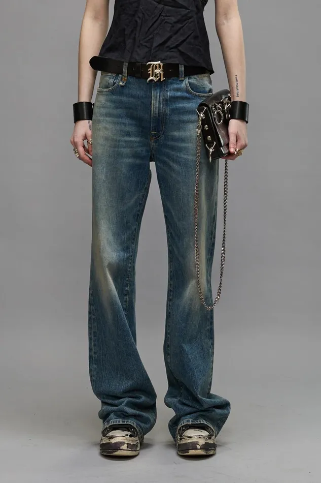 R13 Wide Leg Women JANE JEANS 8211 KELLY STRETCH