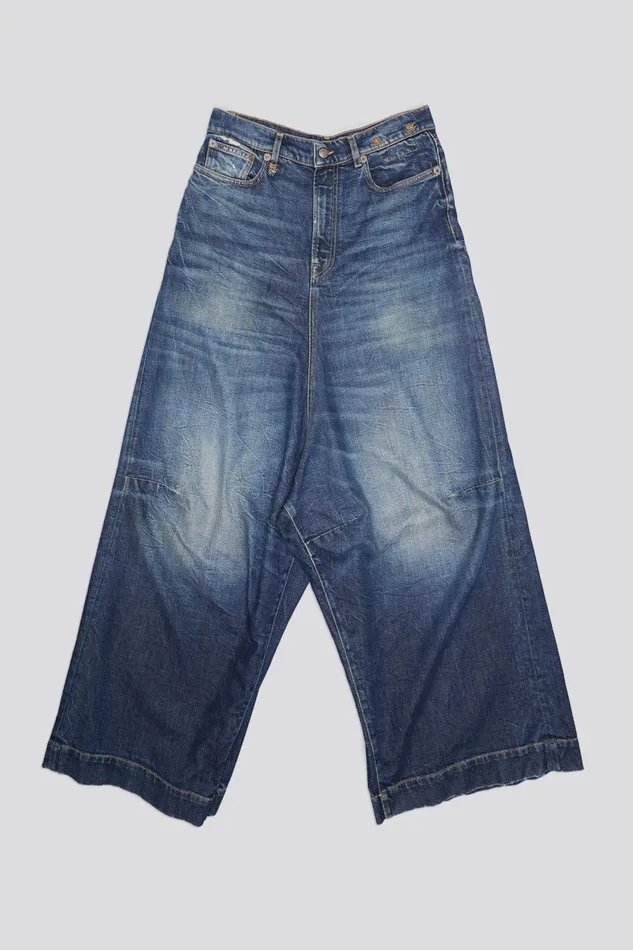 R13 Wide Leg Women JESSE JEANS 8211 ANSEL BLUE