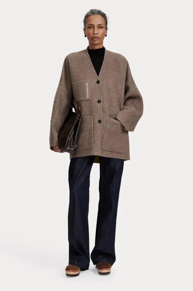 Rachel Comey Jackets Outerwear Women Alves Trench Sencha Light Brown Rachel Comey Jackets Outerwear Women Alves Trench Sencha Light Brown