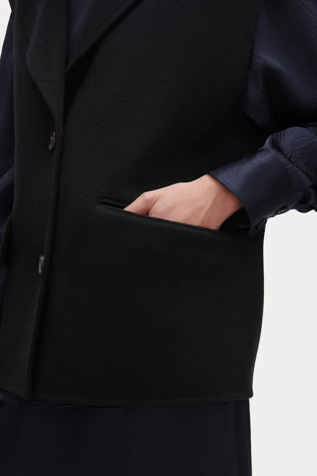 Rachel Comey Jackets Outerwear Women Ango Vest Black Rachel Comey Jackets Outerwear Women Ango Vest Black