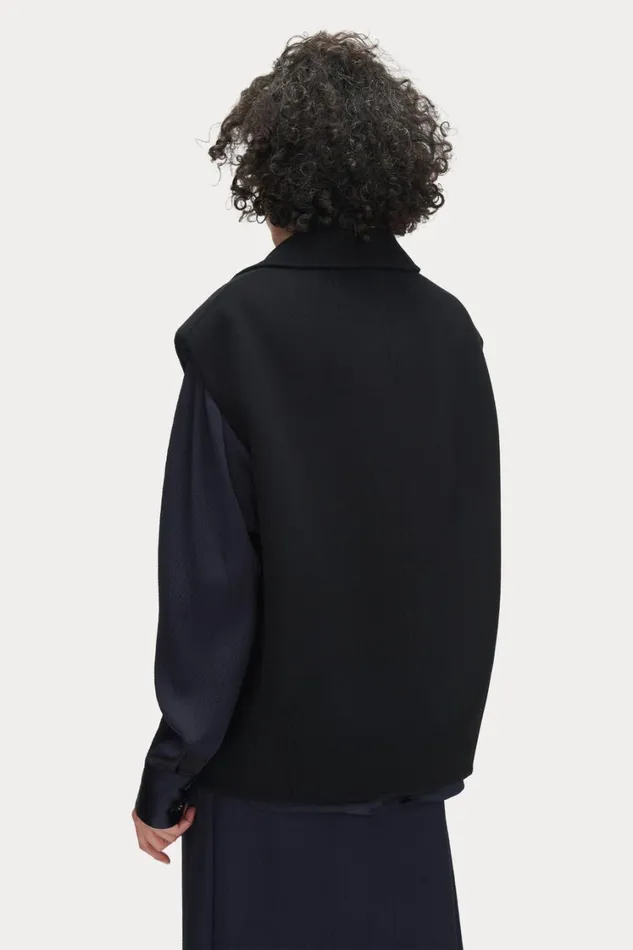 Rachel Comey Jackets Outerwear Women Ango Vest Black Rachel Comey Jackets Outerwear Women Ango Vest Black