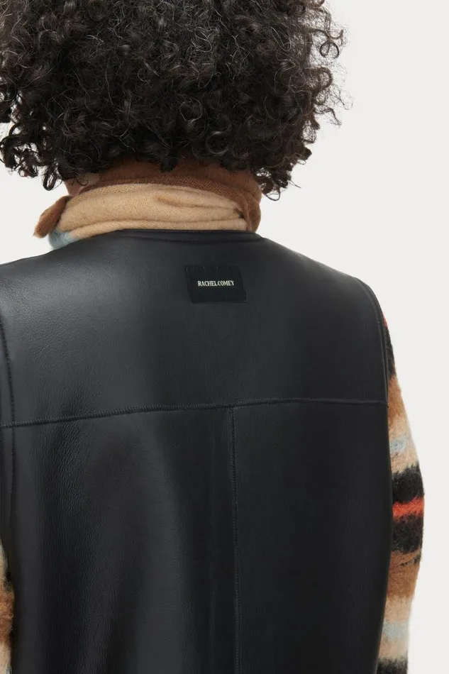Rachel Comey Jackets Outerwear Women Davi Vest Black Rachel Comey Jackets Outerwear Women Davi Vest Black