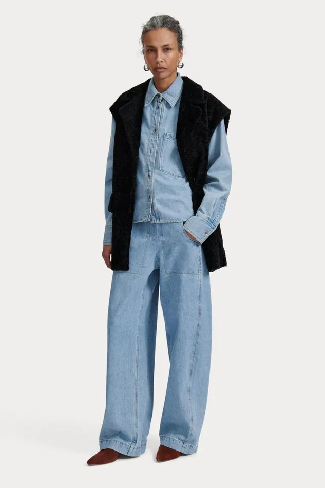 Rachel Comey Jackets Outerwear Women Davi Vest Black Rachel Comey Jackets Outerwear Women Davi Vest Black