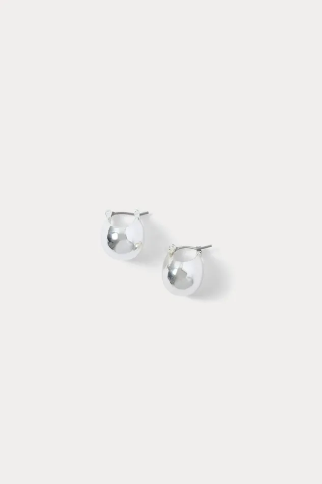 Rachel Comey Jewelry Women Baby Keel Hoop Silver