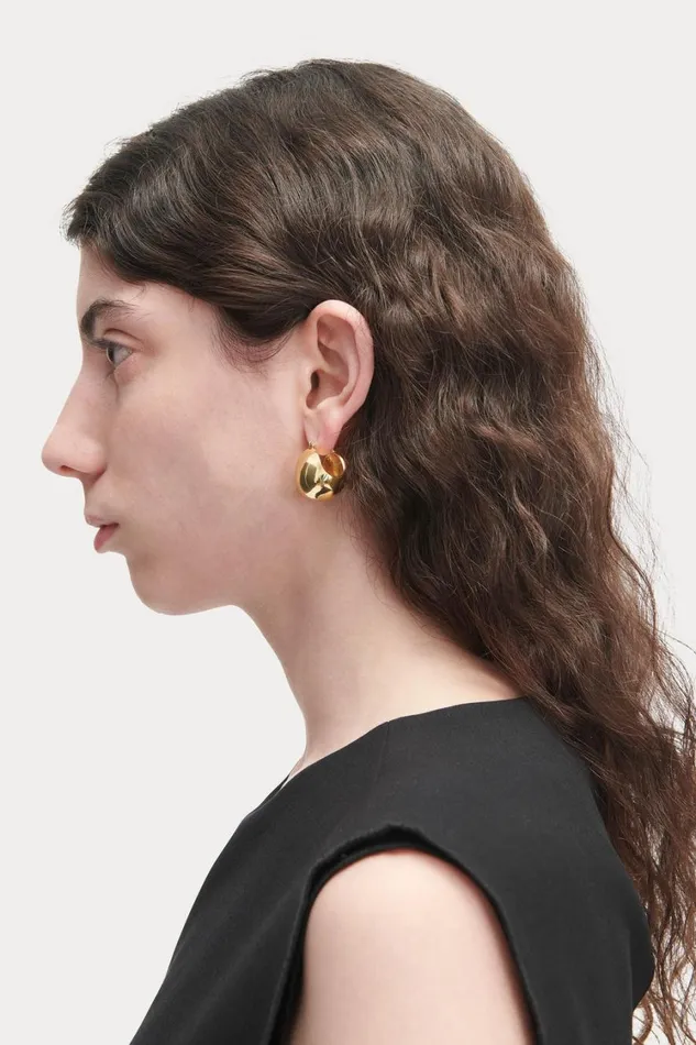 Rachel Comey Jewelry Women Keel Hoop Gold Rachel Comey Jewelry Women Keel Hoop Gold