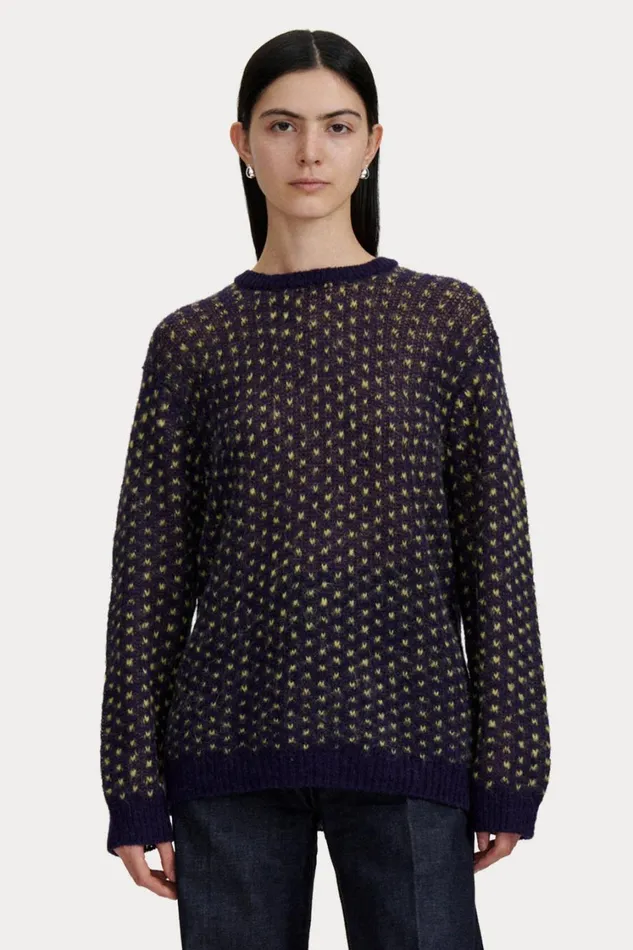 Rachel Comey Knits Women Kiuru Vest Lavender Multi