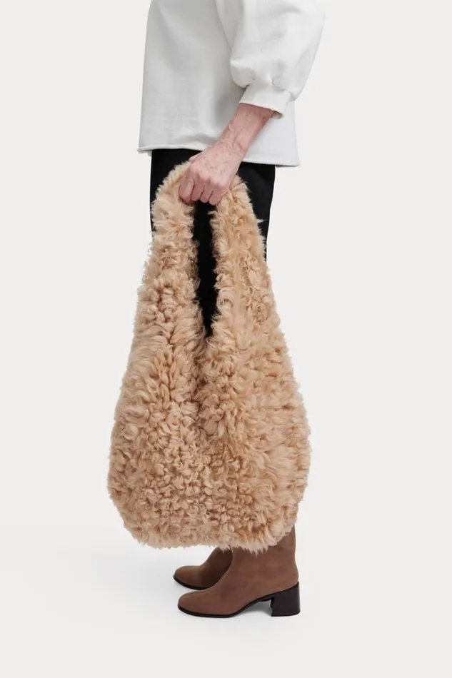 Rachel Comey Scarves Hats Women Shearling Beanie Olive