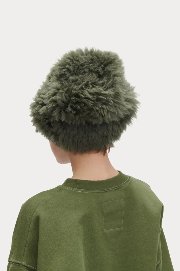 Rachel Comey Scarves Hats Women Shearling Beanie Olive