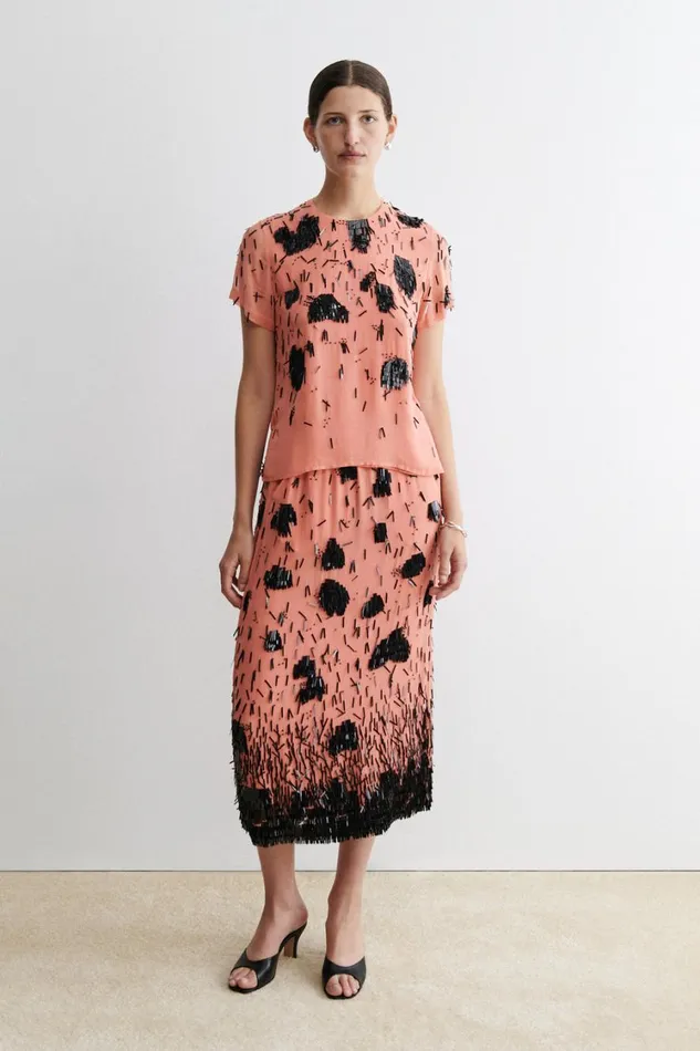 Rachel Comey Skirts Shorts Women Vela Skirt Coralblack Rachel Comey Skirts Shorts Women Vela Skirt Coralblack