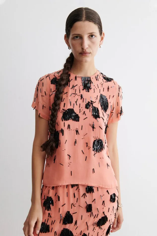 Rachel Comey Skirts Shorts Women Vela Skirt Coralblack Rachel Comey Skirts Shorts Women Vela Skirt Coralblack