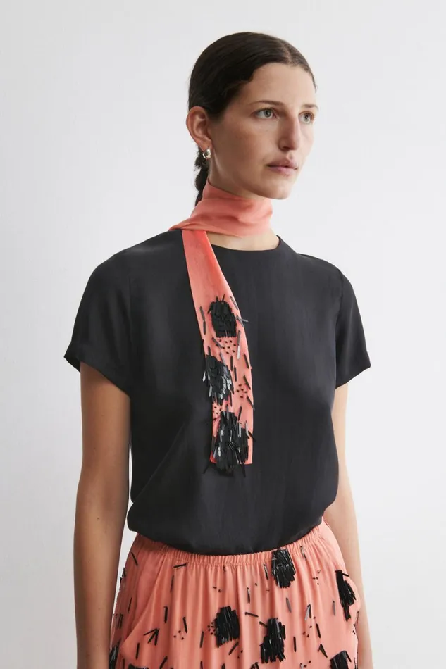 Rachel Comey Skirts Shorts Women Vela Skirt Coralblack Rachel Comey Skirts Shorts Women Vela Skirt Coralblack