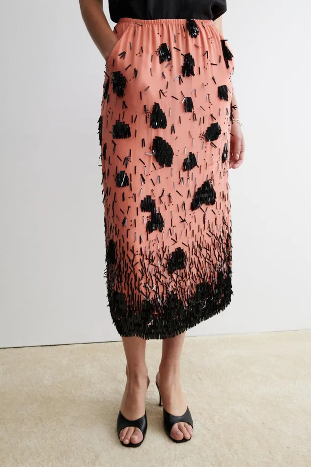 Rachel Comey Skirts Shorts Women Vela Skirt Coralblack Rachel Comey Skirts Shorts Women Vela Skirt Coralblack