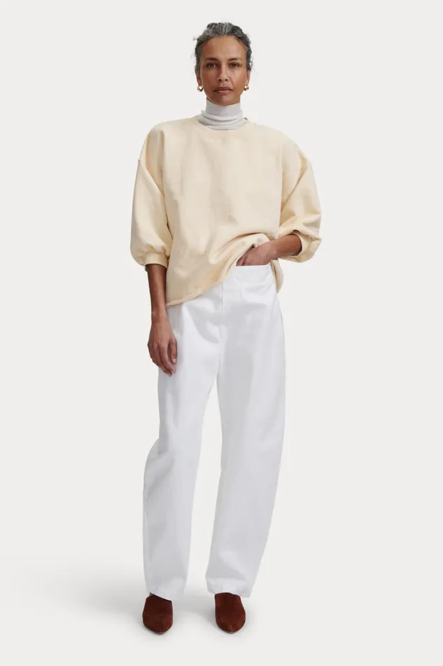 Rachel Comey Tshirts Sweatshirts Women Fond Sweatshirt Dirty White Rachel Comey Tshirts Sweatshirts Women Fond Sweatshirt Dirty White