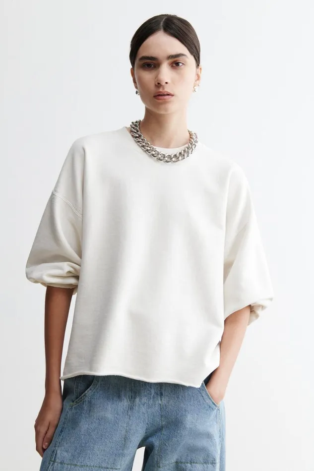 Rachel Comey Tshirts Sweatshirts Women Fond Sweatshirt Dirty White Rachel Comey Tshirts Sweatshirts Women Fond Sweatshirt Dirty White