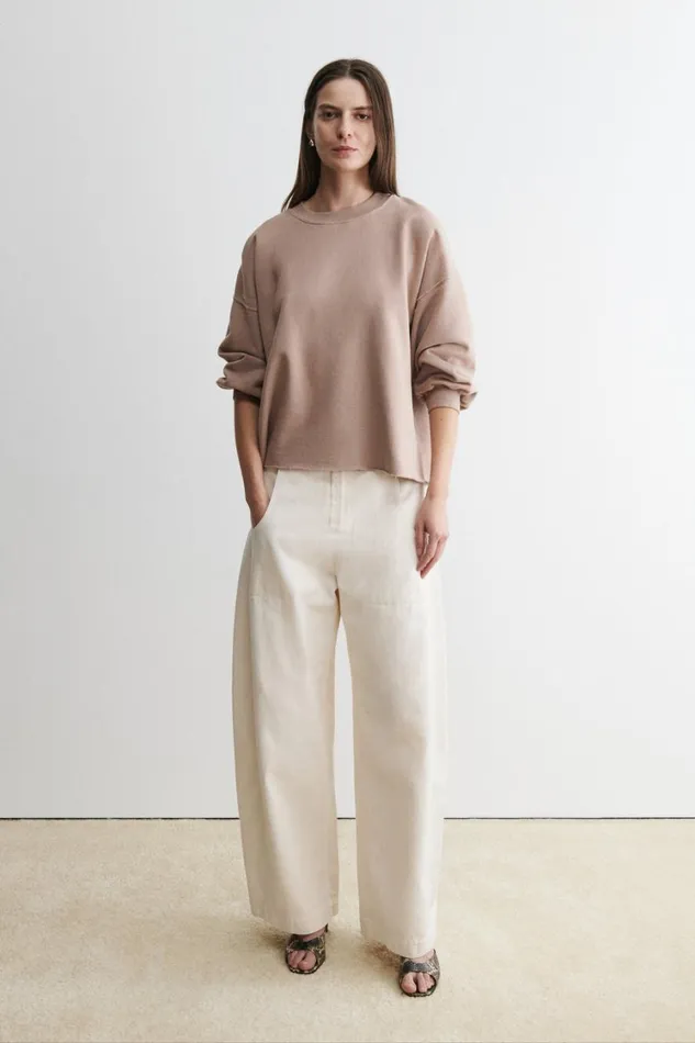 Rachel Comey Tshirts Sweatshirts Women Fond Sweatshirt Dirty White Rachel Comey Tshirts Sweatshirts Women Fond Sweatshirt Dirty White