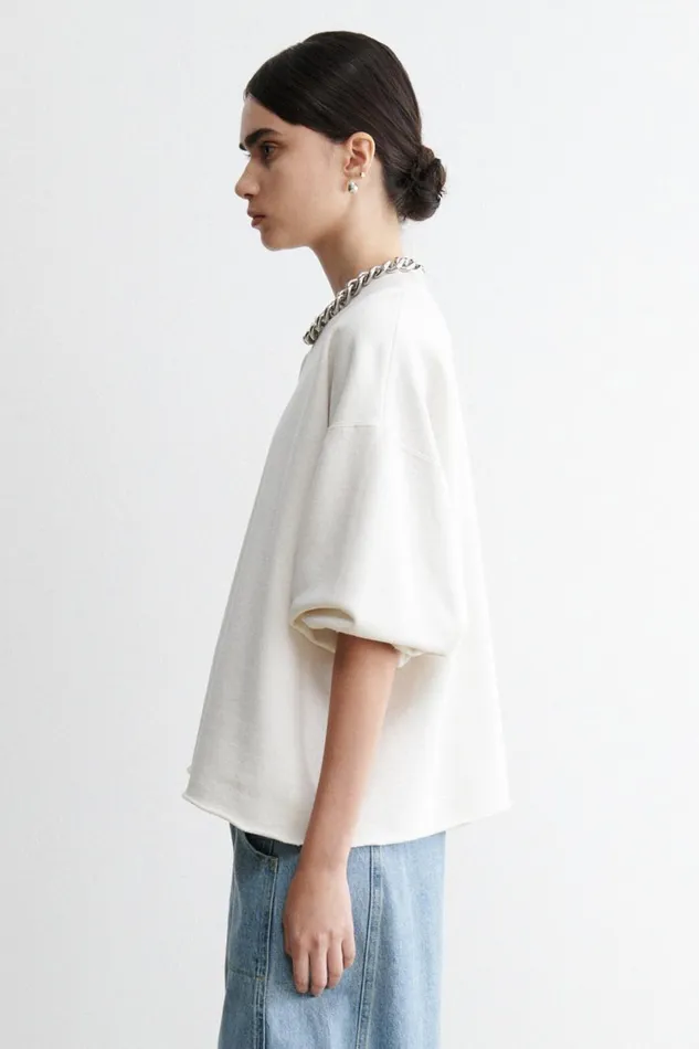 Rachel Comey Tshirts Sweatshirts Women Fond Sweatshirt Dirty White Rachel Comey Tshirts Sweatshirts Women Fond Sweatshirt Dirty White